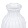 Váza 16,5 x 16,5 x 32 cm Kerámia Fehér MOST 21687 HELYETT 13906 Ft-ért!