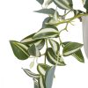 Dekor növény 24 x 35 x 25 cm Fehér Zöld PVC MOST 20504 HELYETT 13146 Ft-ért!
