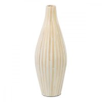   Váza 18 x 18 x 52 cm Bézs szín Bambusz MOST 24278 HELYETT 15568 Ft-ért!