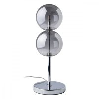   Asztali lámpa Ezüst színű Kristály Vas Hierro/Cristal 28 W 220 V 240 V 220 -240 V 15 x 15 x 48 cm MOST 64117 HELYETT 22381 Ft-ért!