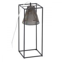   Álló Lámpa Fekete Aranysàrga Fém 20 x 20 x 57 cm MOST 49732 HELYETT 18445 Ft-ért!