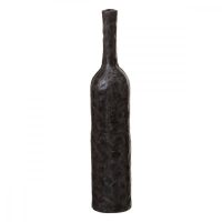   Váza 9 x 9 x 44,5 cm Szürke Alumínium MOST 28710 HELYETT 18412 Ft-ért!