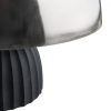 Asztali lámpa Fekete Ezüst színű Fém Alumínium Vas 25 W 220 V 240 V 220-240 V 24 x 24 x 22 cm MOST 44526 HELYETT 29987 Ft-ért!
