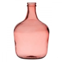   Dekoratív tartó Rózsaszín újrahasznosított üveg 27 x 27 x 42 cm MOST 41703 HELYETT 28085 Ft-ért!