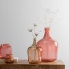 Dekoratív tartó Rózsaszín újrahasznosított üveg 27 x 27 x 42 cm MOST 41703 HELYETT 28085 Ft-ért!