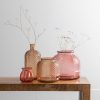 Váza Rózsaszín újrahasznosított üveg 24 x 24 x 24 cm MOST 24278 HELYETT 15568 Ft-ért!