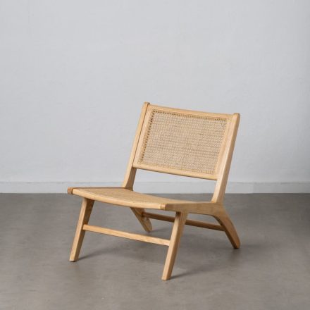 Karosszék Természetes Fa Rattan 60,5 x 73,5 x 72,5 cm MOST 255232 HELYETT 140741 Ft-ért!