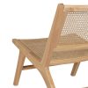 Karosszék Természetes Fa Rattan 60,5 x 73,5 x 72,5 cm MOST 255232 HELYETT 140741 Ft-ért!
