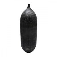  Váza Fekete 33 x 33 x 120 cm Alumínium MOST 166195 HELYETT 119038 Ft-ért!
