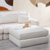 Puff Krémszín 100 x 80 x 44 cm MOST 440855 HELYETT 267501 Ft-ért!