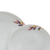 Evőeszközök Fehér Többszínű Porcelán Ágynemű 1 cm 37 x 23 x 30 cm 18 Darabok MOST 61797 HELYETT 37924 Ft-ért!