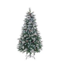   Karácsonyfa Fehér Piros Zöld Természetes PVC Fém Polietilén 150 cm MOST 72880 HELYETT 54220 Ft-ért!