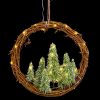 Adventi koszorú Barna Zöld Műanyag 46 x 10 x 46 cm MOST 43513 HELYETT 23083 Ft-ért!
