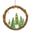 Adventi koszorú Barna Zöld Műanyag 46 x 10 x 46 cm MOST 43513 HELYETT 23083 Ft-ért!