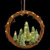 Adventi koszorú Barna Zöld Műanyag 46 x 10 x 46 cm MOST 43513 HELYETT 23083 Ft-ért!