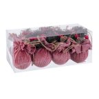   Karácsonyi díszek Többszínű Rózsaszín Bársony Foam 6 x 6 x 6 cm (8 egység) MOST 7247 HELYETT 4068 Ft-ért!