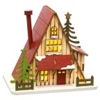   Karácsonyfagömb Többszínű Fa Ház 14 x 9,3 x 14 cm MOST 12042 HELYETT 7209 Ft-ért!