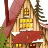 Karácsonyfagömb Többszínű Fa Ház 14 x 9,3 x 14 cm MOST 12042 HELYETT 7209 Ft-ért!