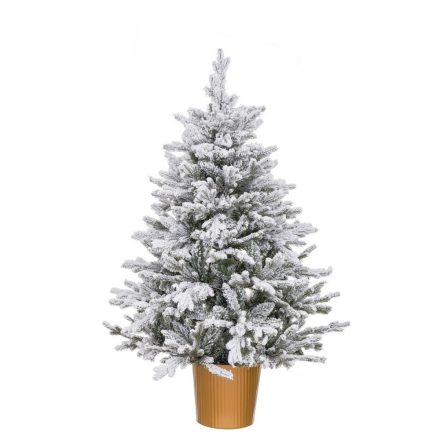Karácsonyfa Aranysàrga Polietilén havas 58 x 58 x 90 cm MOST 63808 HELYETT 28110 Ft-ért!