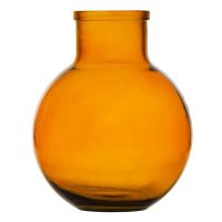   Váza Borostyán újrahasznosított üveg 24 x 24 x 31 cm MOST 37187 HELYETT 25043 Ft-ért!