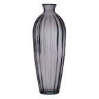   Váza Szürke újrahasznosított üveg 12 x 12 x 29 cm MOST 18353 HELYETT 10988 Ft-ért!