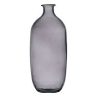   Váza Szürke újrahasznosított üveg 13 x 13 x 31 cm MOST 16528 HELYETT 9896 Ft-ért!