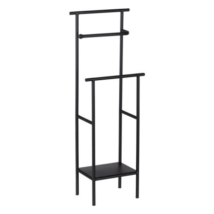 Álló Törölközőtartó Fekete Vas 20,8 x 13 x 61,5 cm MOST 32113 HELYETT 20595 Ft-ért!