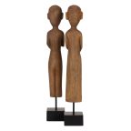   Dekoratív Figura Természetes Afrikai Férfi 14,5 x 9 x 38,5 cm (2 egység) MOST 32043 HELYETT 21579 Ft-ért!