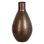   Váza Bronz Aranysàrga Alumínium 30 x 30 x 56 cm MOST 83267 HELYETT 61950 Ft-ért!