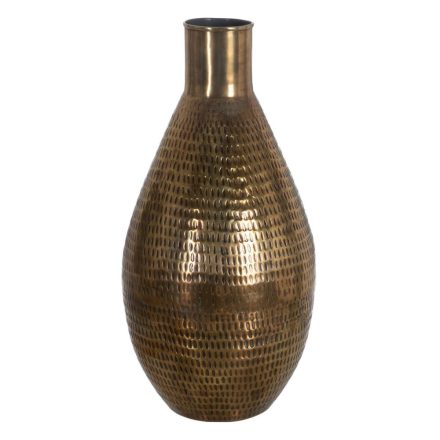 Váza Bronz Aranysàrga Alumínium 32 x 32 x 62,5 cm MOST 113694 HELYETT 68986 Ft-ért!