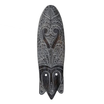 Dekoratív Figura Fehér Barna Maszk 24 x 5 x 80 cm MOST 54527 HELYETT 33459 Ft-ért!
