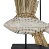 Dekoratív Figura Fehér Barna Természetes Halak 30 x 10 x 40 cm MOST 36351 HELYETT 22835 Ft-ért!