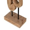Dekoratív Figura Természetes Absztrakt 15 x 9 x 68,5 cm MOST 37511 HELYETT 23571 Ft-ért!