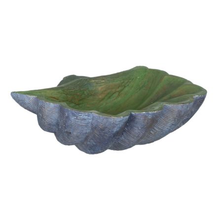 Asztaldísz Zöld Szürke Kagyló 35 x 28 x 12 cm MOST 33954 HELYETT 21331 Ft-ért!