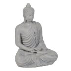   Szobor Buddha Szürke 46,3 x 34,5 x 61,5 cm MOST 68572 HELYETT 51020 Ft-ért!