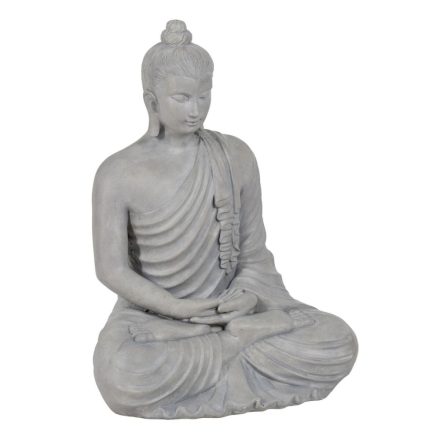 Szobor Buddha Szürke 46,3 x 34,5 x 61,5 cm MOST 68572 HELYETT 51020 Ft-ért!