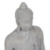 Szobor Buddha Szürke 46,3 x 34,5 x 61,5 cm MOST 68572 HELYETT 51020 Ft-ért!