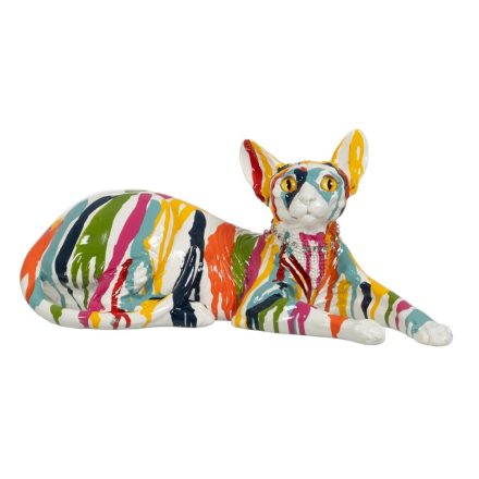 Dekoratív Figura Macska 33,5 x 15,5 x 15 cm MOST 42925 HELYETT 26961 Ft-ért!