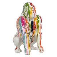   Dekoratív Figura Gorilla 29,5 x 28 x 45 cm MOST 95279 HELYETT 70887 Ft-ért!