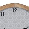 Falióra Fehér Természetes Fa Kristály 60 x 60 x 6,5 cm MOST 54914 HELYETT 33699 Ft-ért!