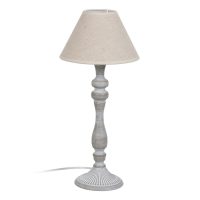   Asztali lámpa Bézs szín Szürke 60 W 220-240 V 23 x 23 x 49 cm MOST 24943 HELYETT 15998 Ft-ért!