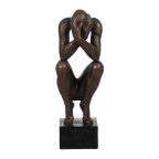   Dekoratív Figura Fekete Réz Men 16 x 19 x 47 cm MOST 56692 HELYETT 41694 Ft-ért!
