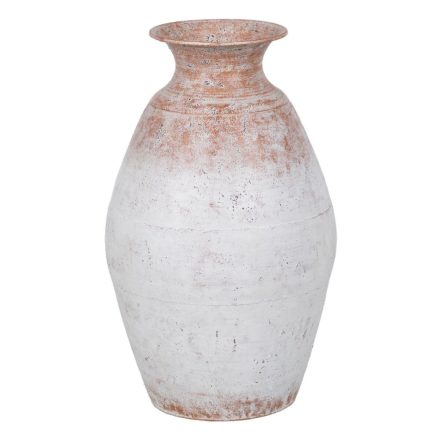 Váza Fehér Vas 28 x 28 x 45,5 cm MOST 39213 HELYETT 24629 Ft-ért!