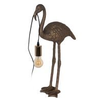   Asztali lámpa Flamingo Aranysàrga Polyresin 40 W 220-240 V 37 x 19 x 59 cm MOST 71929 HELYETT 44141 Ft-ért!