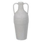   Váza Fehér Vas 18,5 x 18,5 x 46 cm MOST 32113 HELYETT 21628 Ft-ért!
