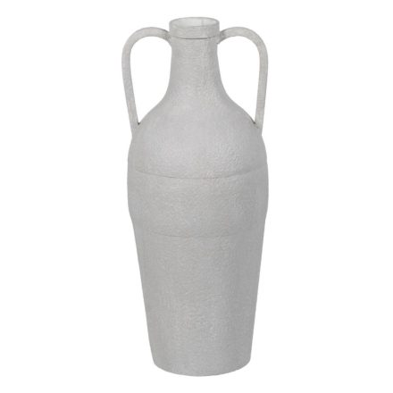 Váza Fehér Vas 18,5 x 18,5 x 46 cm MOST 32407 HELYETT 20355 Ft-ért!