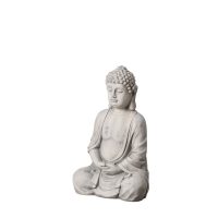   Szobor Buddha Szürke Etnikai 44,5 x 28 x 70,5 cm MOST 62911 HELYETT 46266 Ft-ért!