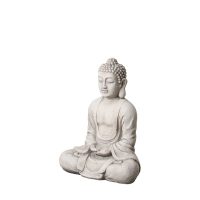   Szobor Buddha Szürke Etnikai 61,5 x 35 x 78,5 cm MOST 90058 HELYETT 67001 Ft-ért!
