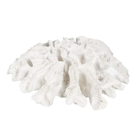 Dekoratív Figura Fehér Korall 30 x 30 x 11 cm MOST 25918 HELYETT 16618 Ft-ért!