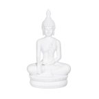   Dekoratív Figura Fehér Buddha 19,2 x 12 x 32,5 cm MOST 26583 HELYETT 17048 Ft-ért!